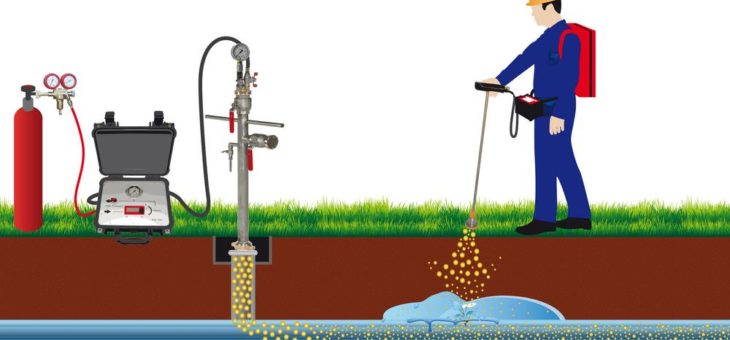 Esders TracerJect: Wasserleckagen im laufenden Betrieb präzise mit Tracergas orte