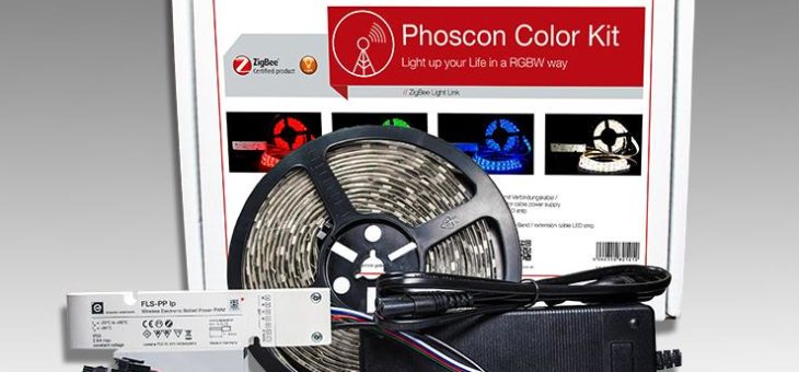 Lichtakzente für Privat- und Gewerbekunden: das neue Phoscon Color Kit für den perfekten Funkbeleuchtungseinstieg