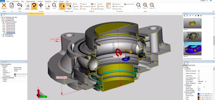 KISTERS 3DViewStation WebViewer wartet mit neuer Bedienoberfläche, revolutionärer Grafikperformance und fotorealistischem Rendering auf