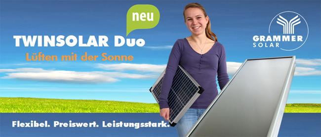 Flexibel / Preiswert / Leistungsstark – der neue TWINSOLAR Duo