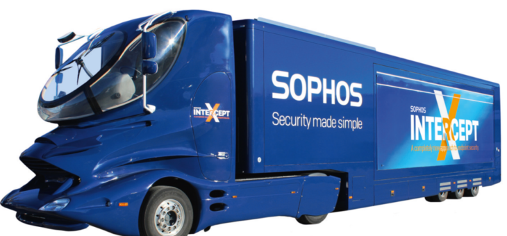 Anti-Ransomware live erleben: der Sophos Intercept X Truck tourt durch Europa