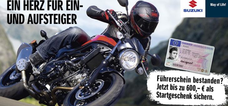 Suzuki fördert Motorrad-Nachwuchs