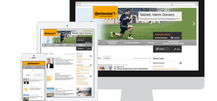 ]init[ launcht neues globales Intranet für Continental