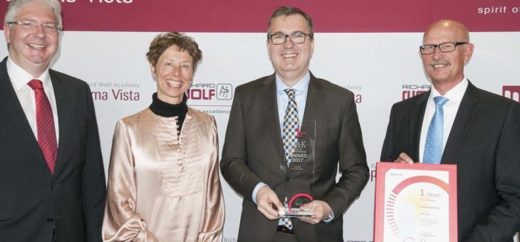 Verleihung des M&K AWARD 2017 für innovative OP-Lösung von Richard Wolf