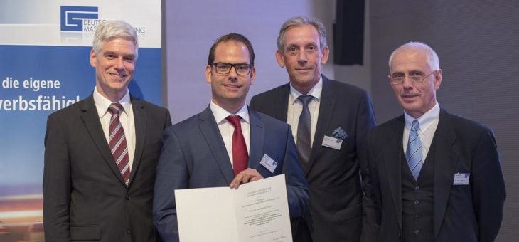 Vergabe des Förderpreises 2017 des Industrieverbandes Massivumformung an Dr.-Ing. Benjamin Lambie