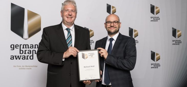 Richard Wolf Preisträger des German Brand Award 2017 im Bereich „Industry Excellence in Branding“