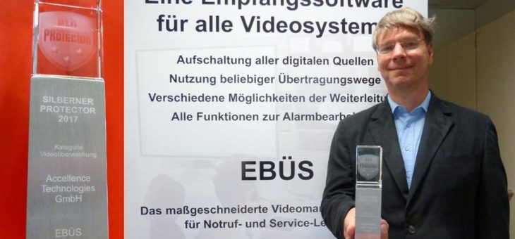 Accellence gewinnt den „Silbernen PROTECTOR“ im Bereich Videoüberwachung