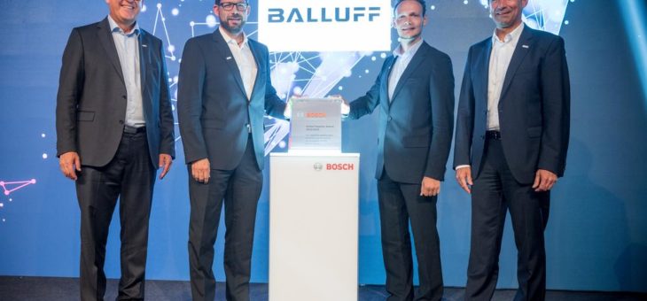 Tripel perfekt: Balluff gewinnt auch 2017 den Bosch Global Supplier Award