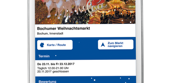 Adventszeit – Zeit der Weihnachtsmärkte:  Das Örtliche hat sie alle