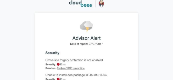 CloudBees Jenkins Advisor: Neuer Service analysiert Jenkins-Umgebungen und unterstützt Problemlösung mit Expertenfeedback