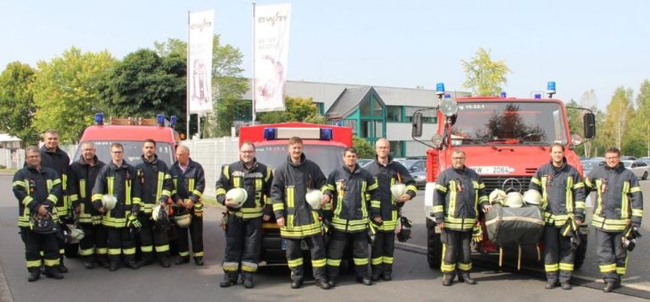 EWM stärkt freiwilligen Feuerwehrleuten den Rücken