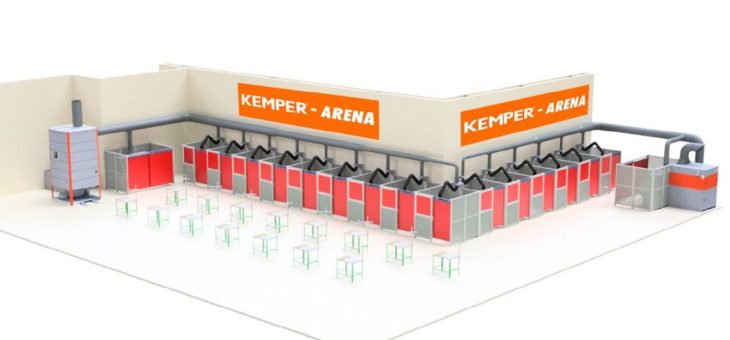 KEMPER-Arena auf der SCHWEISSEN & SCHNEIDEN: Schweißer testen neue Geräte