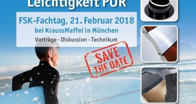 Save the Date: FSK-Fachtag Leichtigkeit PUR 2018 in München