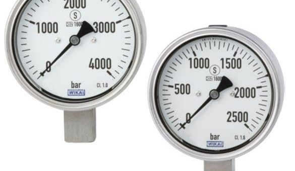 New high-pressure gauges qualified as the first in accordance with DIN 16001