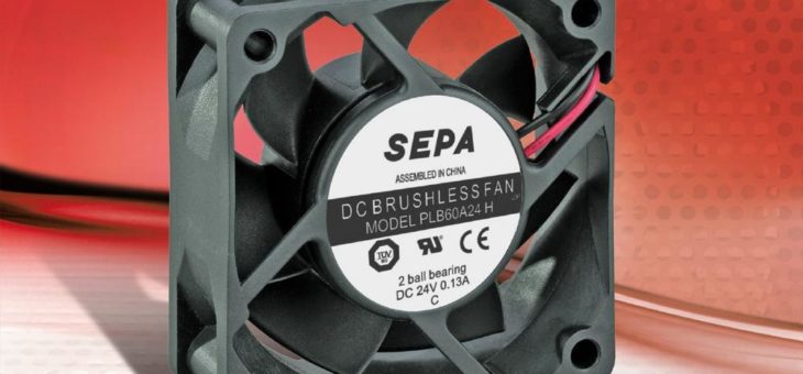 SEPA wird größer und erweitert die 60 x 60 mm Baureihe um die PLB-Serie mit 40 % mehr Luftleistung