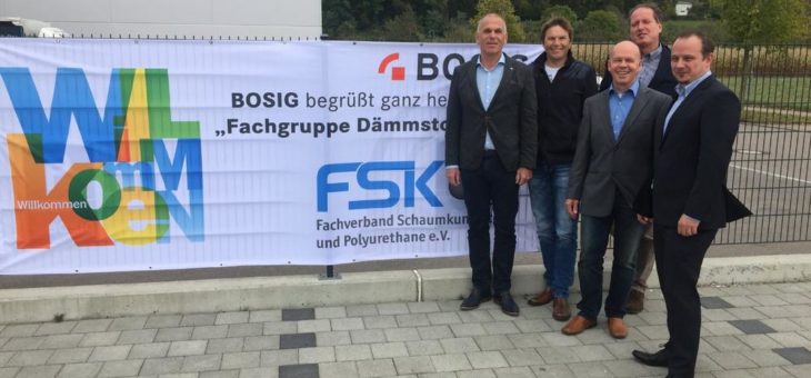 FSK-Fachgruppe Dämmstoffe tagte bei der BOSIG GmbH