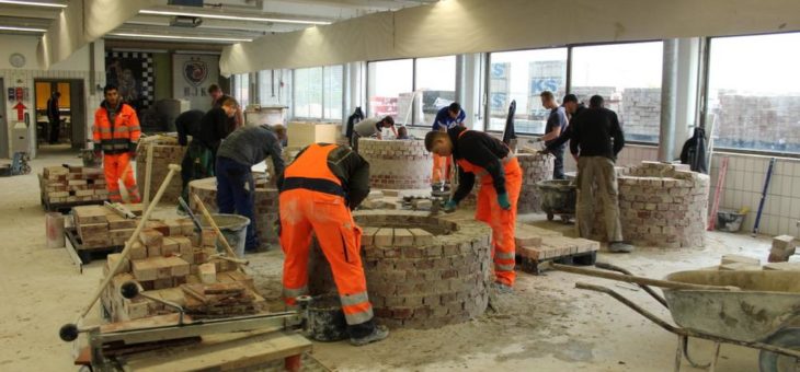 Handlungsorientierte Bau-Ausbildung im Bau-ABC Rostrup für Berufe im Tief- und Straßenbau