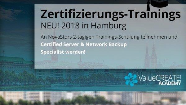 NovaStors ValueCREATE! Academy bildet IT-Händler zu Backup-Experten aus