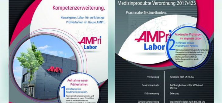 AMPri ab sofort mit eigenem Labor für Tests an Schutzhandschuhen