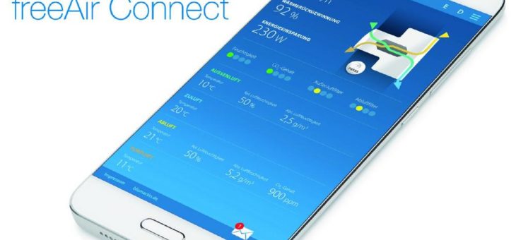 freeAir goes WLAN: Service-Infos und Lüftungs-Steuerung direkt übers Smartphone