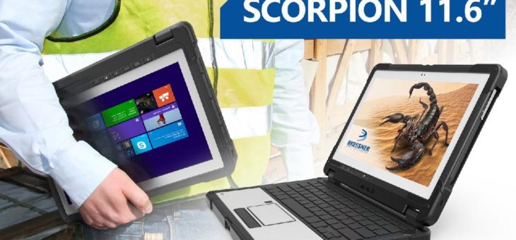 2-in-1 Rugged Notebook mit abnehmbarer Tastatur neu bei BRESSNER