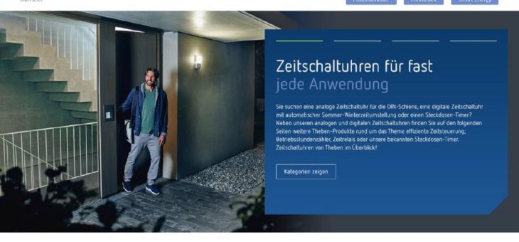 Konzept, Design und Website Relaunch für die Theben AG