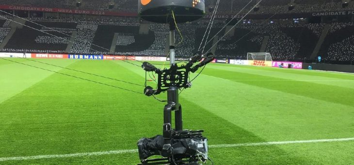 ZDF setzt auf Robycam Seilkamerasystem bei Fußball-Länderspiel Deutschland – Brasilien