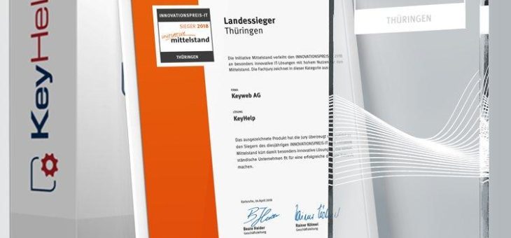 INNOVATIONSPREIS-IT 2018: KeyHelp® gehört zu den Siegern