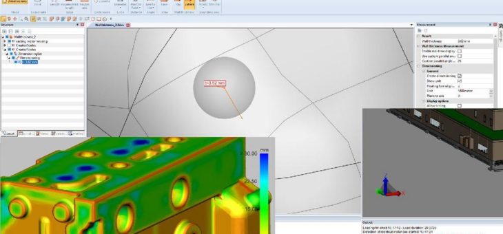 KISTERS 3DViewStation Desktop wartet mit verbesserter Kompression und einer Echtzeit Wandstärkenanalyse auf