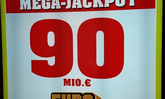 Mega-Jackpot von 90 Millionen Euro