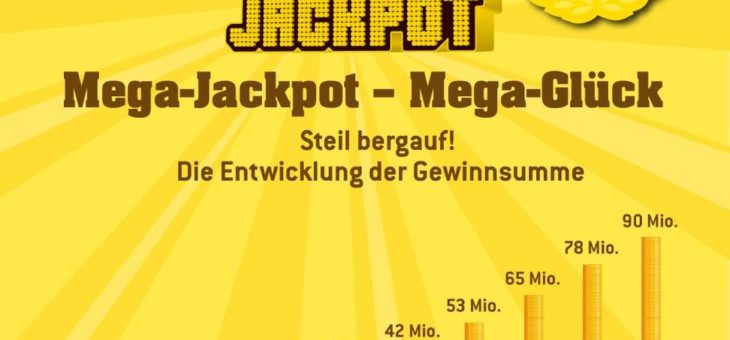 Eurojackpot zum fünften Mal seit Start bei 90 Millionen