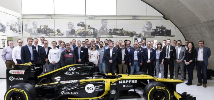 Kundentag bei Renault Sport Formula OneTM Team Technical Center in Enstone