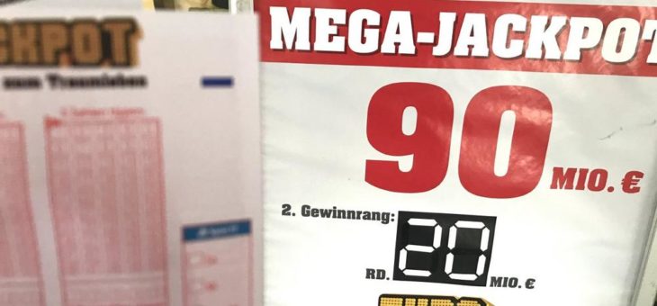 Eurojackpot: 90 Millionen – Mega-Jackpot bleibt erstmals drei Wochen stehen