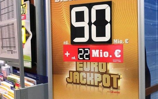 Der Traum lebt weiter – Mega-Jackpot von 90 Millionen Euro geht in die nächste Runde