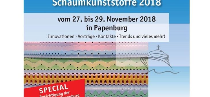 FSK lädt zur Internationalen Fachtagung Schaumkunststoffe 2018 ein