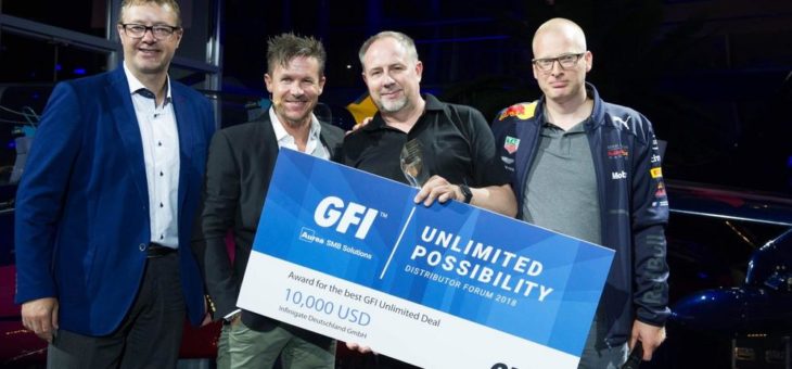 Infinigate gewinnt Preis für „GFI Unlimited Best Performance“