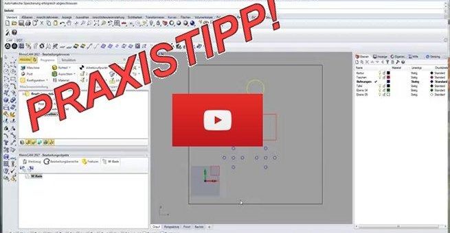 Mit VisualCAM / RhinoCAM 2017 zum automatischen NC-Programm