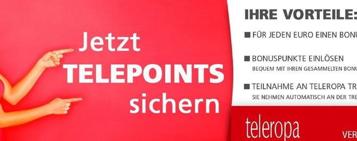 Der teleropa Onlineshop AB SOFORT mit Treueprogramm!