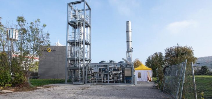 STORE&GO-Anlage macht erneuerbare Energie speicherbar