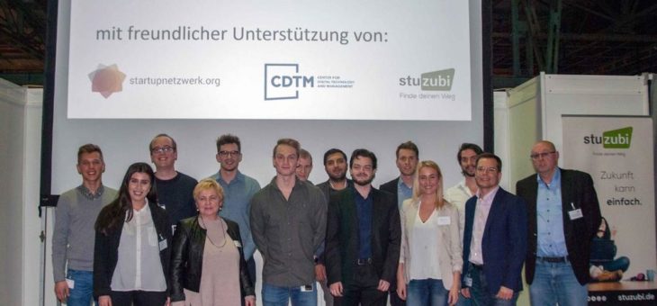 Startup-Pitch bei Stuzubi-Messe in München – das gate Garching in der Jury