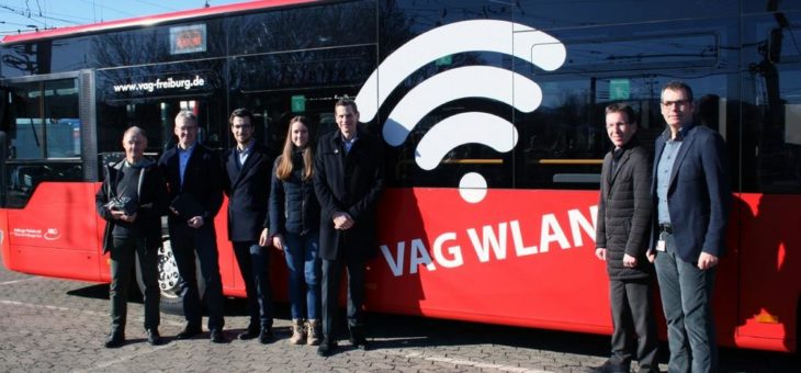 Testbetrieb: Kostenloses WLAN in Bussen der VAG