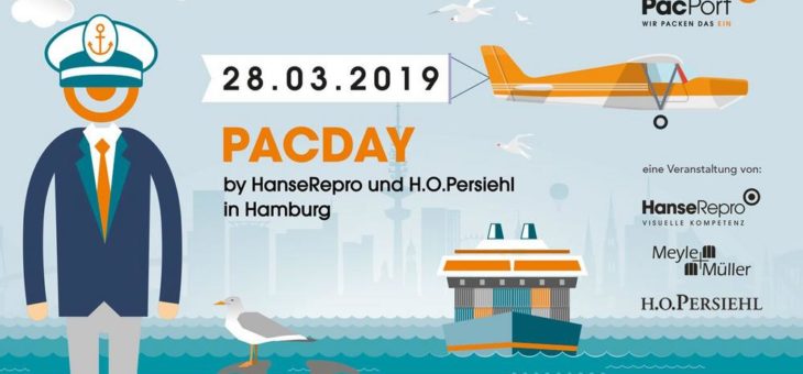 Premiere: Der PacDay bei HanseRepro und H.O. Persiehl am 28. März 2019 in Hamburg