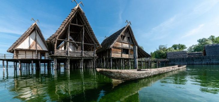 Pfahlbauten Unteruhldingen am Bodensee am Wochenende wieder geöffnet