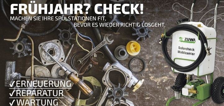 Frühjahrs-Check für Füll- & Spülstationen von ZUWA