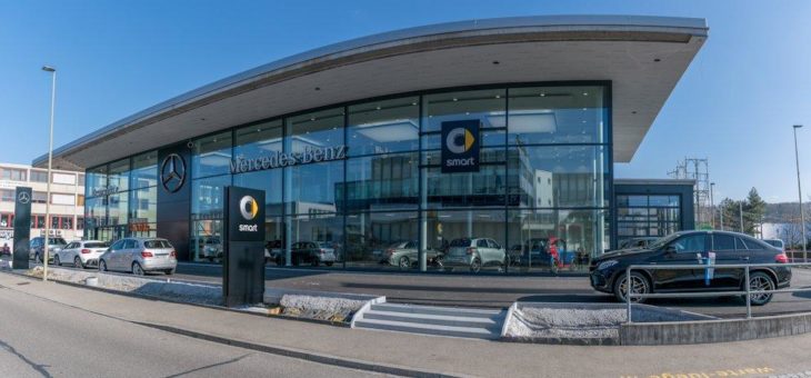 Mercedes-Benz KESTENHOLZ eröffnet neues PW-Center in Oberwil (BL), Schweiz