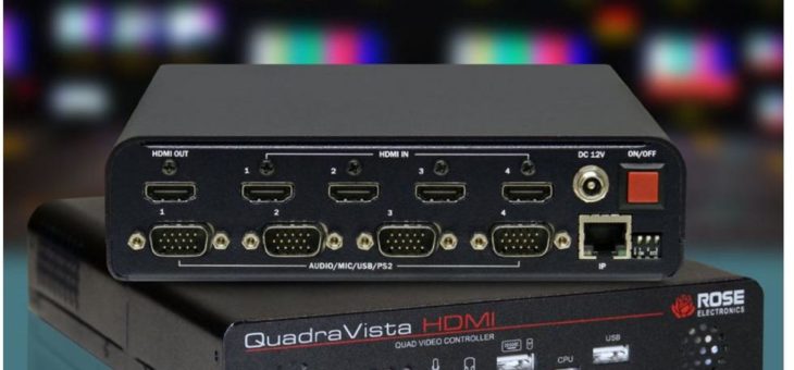 Die itworx-pro GmbH aus Hamburg liefert den Rose Electronics Single User KVM-Switch QuadraVisa HDMI für den Sonderfahrzeugbau