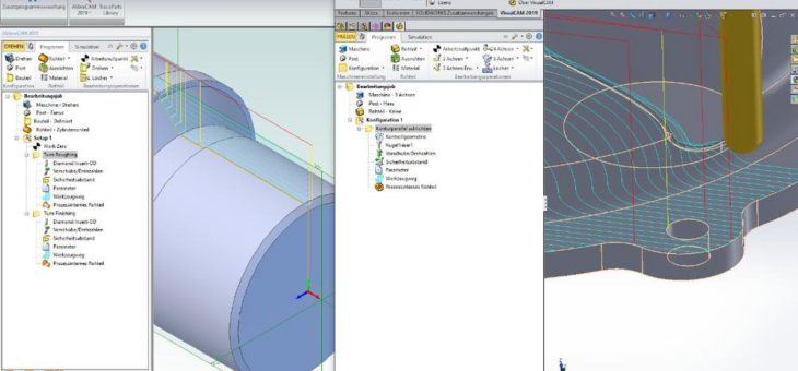 AlibreCAM und VisualCAM für SolidWorks – jetzt in der Version 2019