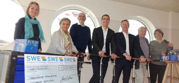 Stadtwerke Esslingen spenden zugunsten Kinder- und Jugendpsychiatrie am Klinikum