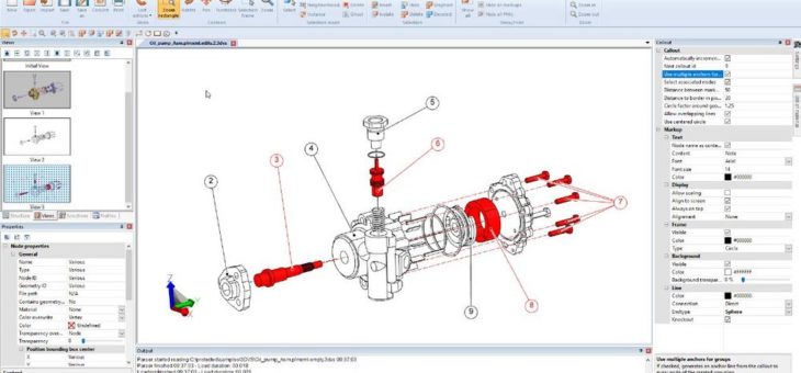 CAD Daten für die technische Dokumentation und Ersatzteilanwendungen aufbereiten