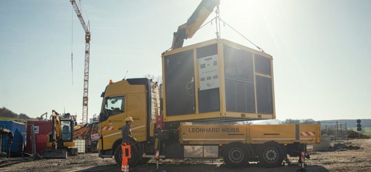 Die netzunabhängige Lösung für die Stromversorgung von Baustellen